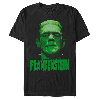 Men's Universal Monsters Frankenstein's Creature Logo T-Shirt