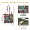 Signare USA William Morris Tree of Life Red Shoulder Tote Bag - 3 of 4