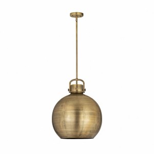 Newton Sphere - 1 Light Pendant In Industrial Style-21.38 Inches Tall and 16 Inches Wide - 1 of 1