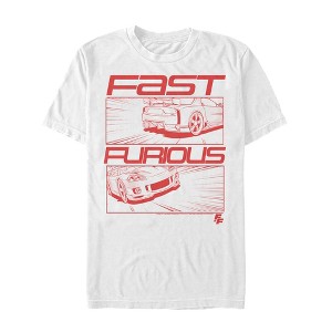 Men's Fast & Furious Comic Strip Speed T-Shirt - 1 of 4