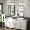 Apmir Rectangular Aluminum Alloy Framed and Tempered Glass Wall Bathroom Vanity Mirror in Matte Black/ Gold/ Silver/ Brown - 2 of 4