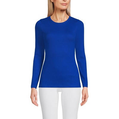 Lands' End Women's Cotton Rib T-shirt