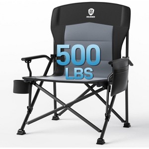 EVER ADVANCED Oversized Folding Camping Chair, High Back Lawn
