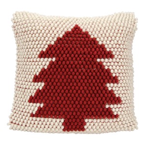 Red Tree Throw Pillow - Mina Victory