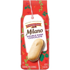 Pepperidge Farm Milano Double Dark Chocolate Cookies - 7.5oz/15ct - 1 of 4