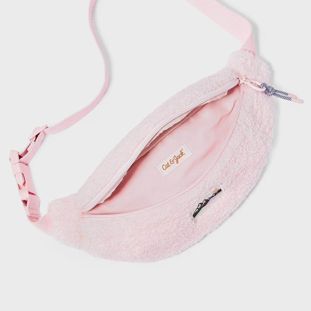 Girls' Faux Shearling Belt Bag - Cat & Jack™ - thumbnail 9