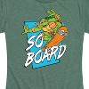 Women's - Teenage Mutant Ninja Turtles - So Board Short Sleeve Graphic T-Shirt - 2 of 4
