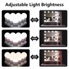 Large Vanity Set with 10 LED Bulbs, Makeup Table with Cushioned Stool, 3 Storage Shelves 2 Drawers, Dressing Table Dresser Desk for Women - 3 of 4