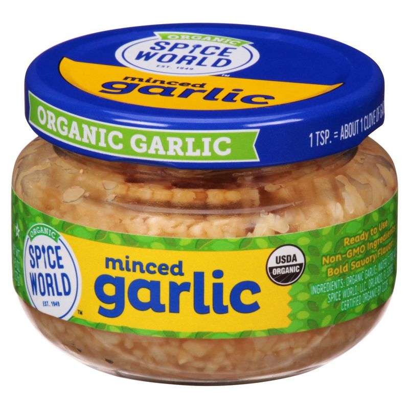 Spice World Organic Minced Garlic - 4.5oz, 2 of 7