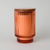 Foundry Candle Co. Tinted Glass Jar Candle with Lid Indigo Poppy 12oz - image 3 of 3