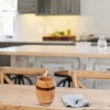 Vintiquewise Decorative Wine Barrel Shaped Wooden Pen Holder for Office Desk, or Entryway - 2 of 4