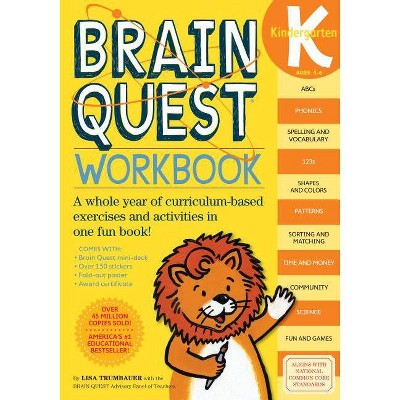 Brain Quest Workbook Kindergarten ( Brain Quest) (Paperback) by Lisa Trumbauer