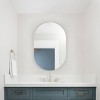Jax 24" Aluminum LED Oval Mirror - LMR1007 - White - Safavieh - 3 of 4