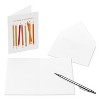 10ct Blank Fall Cards Pack Pencils - 2 of 4