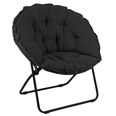 Zenithen Round Foldable Padded Saucer Dish Chair, 32"