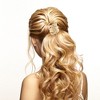 Unique Bargains Women's Lines Ponytail Buckle Hair Clip 1 Pc - 2 of 4