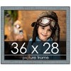 PosterPalooza | Textured Blue Picture Frame - UV Acrylic, Backing Board, Hanging Hardware Included - 2 of 4