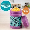 Bentology Stainless Steel Insulated 13oz Lunch Jar Thermos for Kids-Cheetah- Leak-Proof Storage for Hot or Cold Food, Liquids w Wide Mouth- BPA Free - 4 of 4