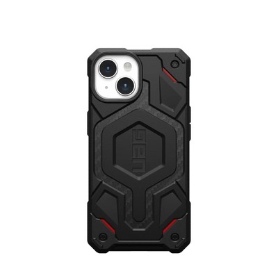 UAG iPhone 15 Case Monarch Pro, Premium Carbon Fiber/Leather Inlay, Compatible With MagSafe