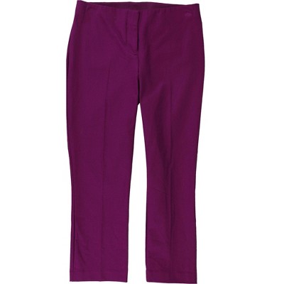 Alfani Womens Comfort Waist Casual Cropped Pants