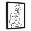 Drawn Love Faces 13.63 x 19.63 Framed Canvas - 2 of 4