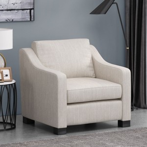 Modern Club Chairs Fabric Upholstered Accent-Christopher Knight Home - 1 of 4