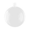 Unique Bargains 30 Pieces Home Round Hanging Clear Plastic Ball Christmas DIY Ornaments - image 4 of 4