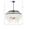 Crystorama Lighting Poppy 6 - Light Chandelier in  Matte Black - 4 of 4