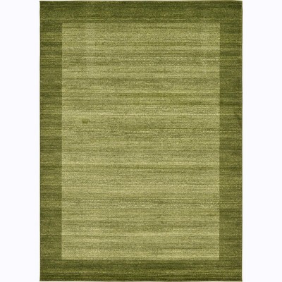 Light Green Rectangular Synthetic Washable Area Rug