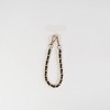 Hello Lux Gold Tone Chain with Faux Leather Phone Wristlet - Black - 3 of 4