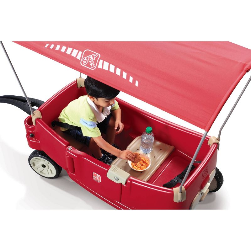 Step2 All Around Canopy Wagon - Red, 3 of 13