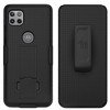 Nakedcellphone Case with Stand and Belt Clip Holster for Motorola Moto One 5G Ace - 2 of 4