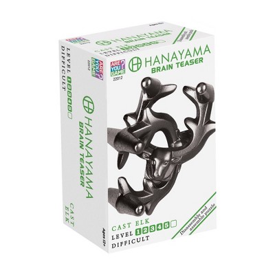 Hanayama Level 5 Cast Metal Elk Brainteaser Puzzle