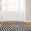 HomeStock Outdoor Washable Myers Ivory & Black 3' X 5', Machine Woven with Printed Designs, Coastal - 3 of 4