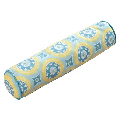 C&F Home Delilah Blue Bolster Pieced Petite Pillow