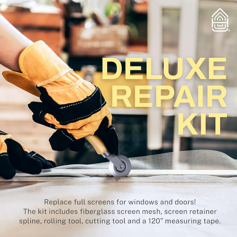 Home Intuition - Windows and Screen Door Replacement Repair Kit with Tool Set for Easy Installation, 4 of 8