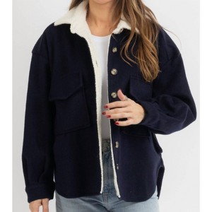 Women's AVERIE SHEARLING JACKET - MIOU MUSE - 1 of 4