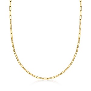 Pure Collection by Ross-Simons Italian 14kt Yellow Gold Paper Clip Link Necklace - 1 of 4