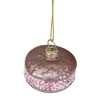 Northlight 2" Pink Macaroon with Sugar Glass Christmas Ornament - 3 of 4