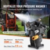 VEVOR Pressure Washer Pump, 3/4" Shaft Horizontal, 3500 PSI, 2.5GPM, Replacement Power Washer Pumps Kit with 5 Nozzles, Black - 3 of 4
