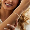 Pure Collection by Ross-Simons 18kt Gold Vermeil Herringbone Bolo Bracelet Size - 2 of 4