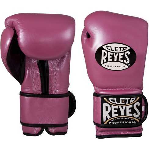 Cleto Reyes Hook And Loop Leather Training Boxing Gloves - 12 Oz