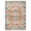 Vintage Medallion Print Area Rugs for Living Room Bedroom Indoor Non-Slip Low Pile Accent Rug Home Decor - 3 of 4