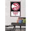 Trends International NBA Atlanta Hawks - Logo 21 Framed Wall Poster Prints - 2 of 4