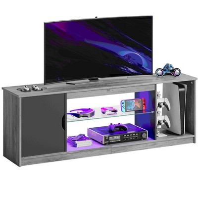 Bestier Modern TV Stand for up to 65" TVs Gaming Entertainment Center with Adjustable Shelves for PS5 - 58 inches
