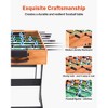 VEVOR Folding Foosball Table, 42 inch Standard Size Table, Indoor Full Size Foosball Tables for Home, Family,and Game Room,Durable Soccer Set, Brown - 3 of 4