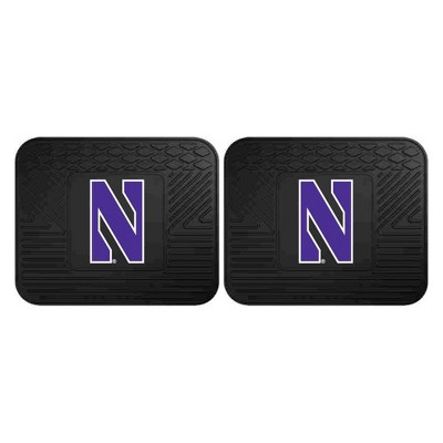 NCAA Northwestern Wildcats University Vinyl Utility Mat Set - 2pc