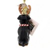 KURT ADLER 4.0 Inch Dog With Antlers Ornament Christmas Puppy Tree Ornaments - 2 of 2