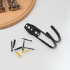 Unique Bargains Garage Storage Hooks with Screws Large Round Base Plate with Hook 5.5"x4.1"x1.4" 1 Pc - 2 of 4
