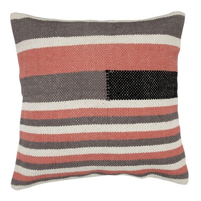 22"x22" Oversize Farmland Square Throw Pillow - SAATVIK